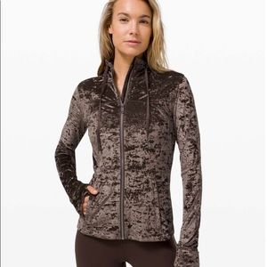Lululemon Hooded Define Jacket *Crushed Velvet French Press Size 6 New